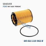 Oil Filter Cartridge Manufacturer - For Audi A8 Q7 021115562B 021115562A