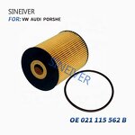Oil Filter Cartridge Manufacturer - For Audi A8 Q7 021115562B 021115562A