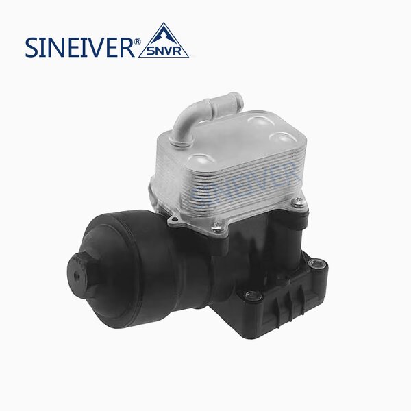 Engine Oil Cooler Assembly Manufacturer - SINEIVER For Audi A6 2011-2014 03L115389E 03L115389J Oil Filter Housing