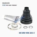 Front Driveshaft CV Joint Repair Kit Manufacturer - For Audi A4 B8 A5 Q5 2.0 TDI 2008 - 8K0498201C