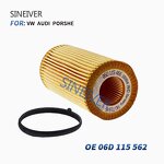 Air Filter Manufacturer - For Audi A1 A3 A4 1.4/2.0TDI 2007-2016 and A6 06D115562 06D115562C Engine Paper Oil Filter
