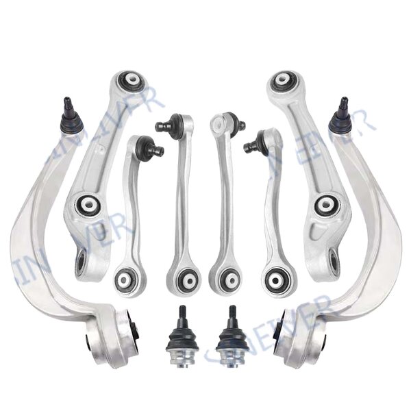 Suspension Control Arm Kit Manufacturer - For Audi A8 A8L S8 2011-2016 4H0407509A Aluminum 10 Piece Set