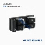 Car Window Switch Manufacturer - SINEIVER For Audi A4 A5 Q5 2008-2015 8K0959851F 8KD959851A Automatic Glass Control Button