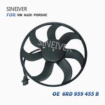 Engine Cooling Radiator Fan Manufacturer - For VW OEM 6RD959455A 6Q0959455AD Electric