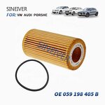 Oil Filter Manufacturer - NEW for 2016- Audi A4 A5 A6 A7 A8 Q5 Q7 Q8 059198405B 059115441L 059115561G