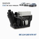 Oil Filter Assembly Manufacturer - SINEIVER For BMW 318 320 530 730 X5 E90 E91 F02 F10 F15 11428507697 Engine Cooler