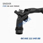 Engine Coolant Pipe Assembly Manufacturer - For VW Touareg 06E121045BB 06E121045AK Automatic Cooling System
