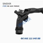 Engine Coolant Pipe Assembly Manufacturer - For VW Touareg 06E121045BB 06E121045AK Automatic Cooling System