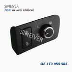 Rearview Mirror Adjustment Switch Manufacturer - For Volkswagen Audi 1T1 959 565 1T1959565 Rotary Button Black