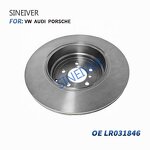 Rear Brake Discs Manufacturer - For Land Rover Range Rover III (L322) 2002-2012 LR031846 LR01189