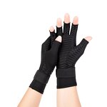 Arthritis Gloves Manufacturer - Hand Protective Full Finger Half-Finger Black Anti-Slip Copper Compression