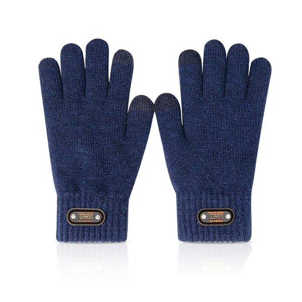 TouchScreen Gloves Manufacturer - Winter Outdoor Casual Jacquard Knitted Thickened Warm