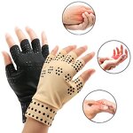 Magnetic Therapy Gloves Manufacturer - Custom Service Half Finger Copper Compression for Arthritis