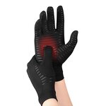 Arthritis Gloves Manufacturer - Hand Protective Full Finger Half-Finger Black Anti-Slip Copper Compression