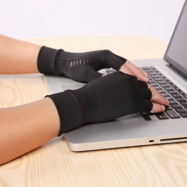 Copper Arthritis Compression Gloves Manufacturer - Anti-slip Breathable for Cycling Fitness Gym