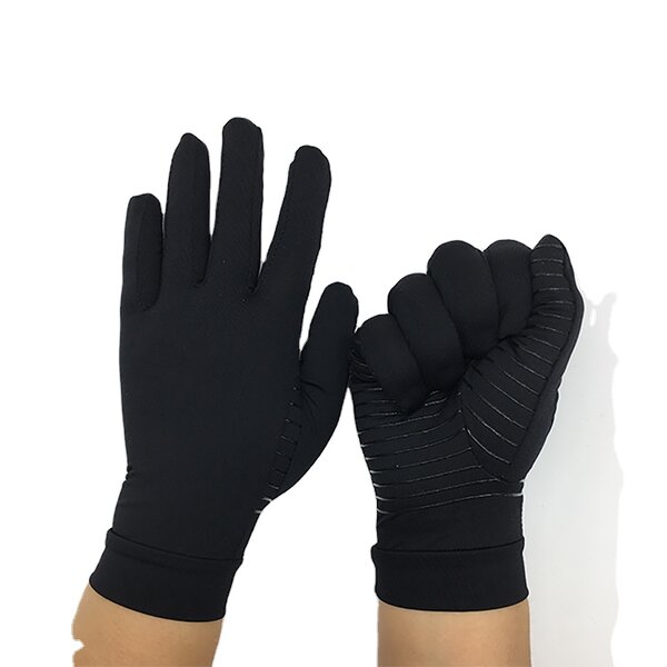 Cycling Sports Bike Riding Gloves Manufacturer - Full Finger Anti-Slip Arthritis Copper Compression