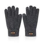 TouchScreen Gloves Manufacturer - Winter Outdoor Casual Jacquard Knitted Thickened Warm