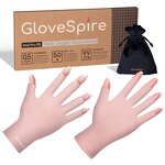 UV Protection Gloves - Half-Finger with Gel Nail Lamp for Hand Arm Protection