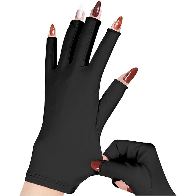 UV Protection Gloves - UPF50+ for Manicures with Gel Nail Lamp Hand Protection
