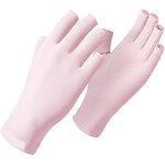 UV-Resistant Gloves - Pink UPF99+ Cool Fabric with Nylon Lining