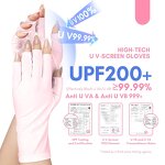 UV Protection Gloves - UPF 50+ Anti-UV for Gel Nail Art & Salon Services