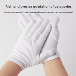 Cotton Gloves - Anti-Slip Sweat-Absorbent for Work & Pearl Handling