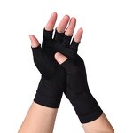 Cycling Gloves - Half-Finger Copper Fiber Anti-Slip for Gym & Running