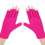 UV Protective Nail Gloves - Lightweight UPF50+ Flexible for Gel Manicures