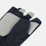Fingerless Riding Gloves - Black & White Polyester for Fitness Cycling