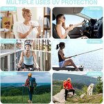 UV Nail Gloves - UPF50+ Comfortable Reusable for Gel Manicure Nail Supplies