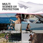 UV Protection Gloves - Breathable Reusable UPF50+ for Men Nail Art