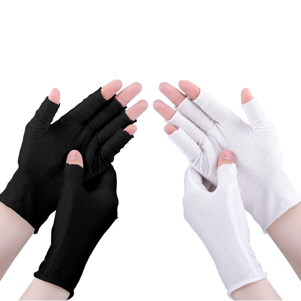 UV Guard Gloves - Anti-Slip Silicone Breathable Linen for Outdoor Adventures