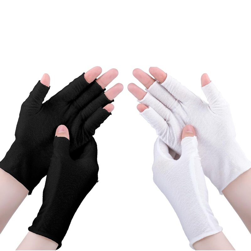 UV Guard Gloves - Anti-Slip Silicone Breathable Linen for Outdoor Adventures
