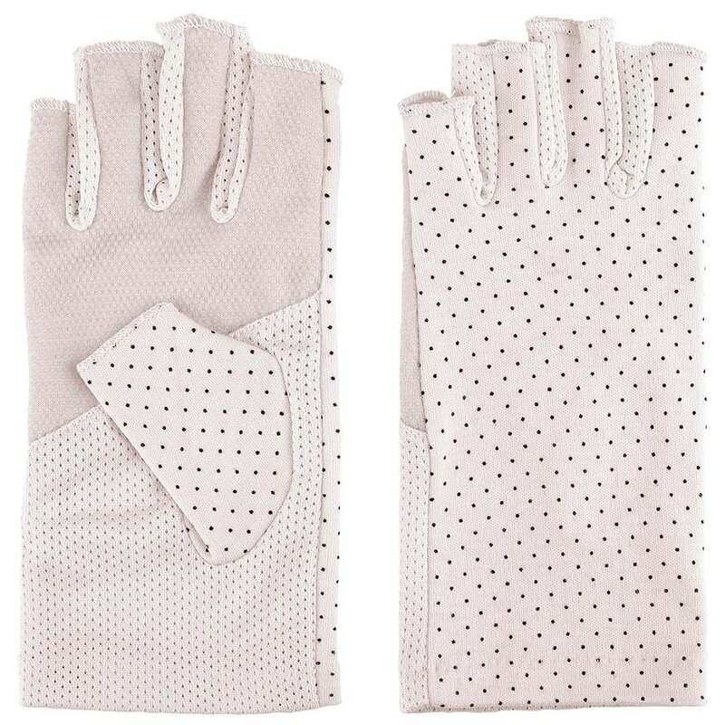 Driving Gloves - Women's Summer Outdoor UV Protected Non-Slip Fingerless