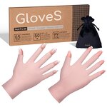 UV Gel Manicure Gloves - UPF50+ Reusable Half Finger for Nail Art & Salon
