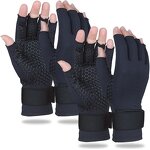 Copper Compression Gloves - Spandex Honeycomb for Hand Pain & Carpal Tunnel