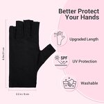 Nail Gloves - Collagen-Infused Anti-Aging UV Protection for Salon Use