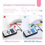 UV Protection Gloves - UPF 50+ Anti-UV for Gel Nail Art & Salon Services