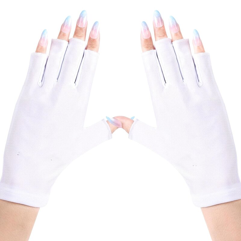 UV Protection Gloves - Breathable Reusable UPF50+ for Men Nail Art