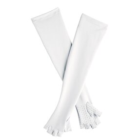 Sun Fishing Gloves - Unisex Perpetua UPF 50+ Long Fingerless for Cycling