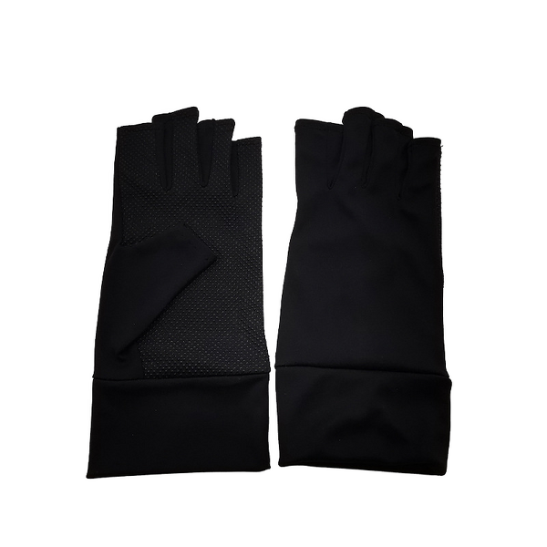 Polyester Gloves - Half-Finger 5 Color for Outdoor Sunscreen & Beauty