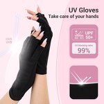 Nail Gloves - Collagen-Infused Anti-Aging UV Protection for Salon Use