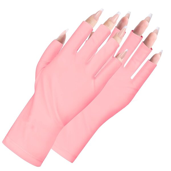 UV Manicure Gloves - UPF 50+ for Gel Nail Art & Salon Services Nail Supplies