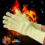 BBQ Gloves - High-Temperature 500 Degree Aramid Flame Retardant Microwave