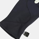 Fingerless Riding Gloves - Black & White Polyester for Fitness Cycling