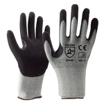 Cut-Resistant Gloves - Level 5 Nitrile Tiger Mouth Floral for Gardening