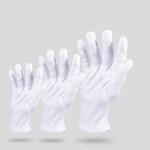 White Gloves - Ceremonial for Sports Cycling Gym Outdoor Fishing Ski