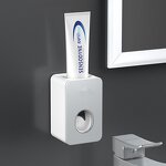Toothpaste Dispenser - Automatic Magnetic Adsorption with Cup Rack