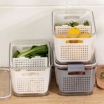 Kitchen Storage Box - Plastic Multifunctional for Fruit & Vegetable