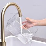 Storage Containers Set - Plastic Rectangular with Lids for Fridge